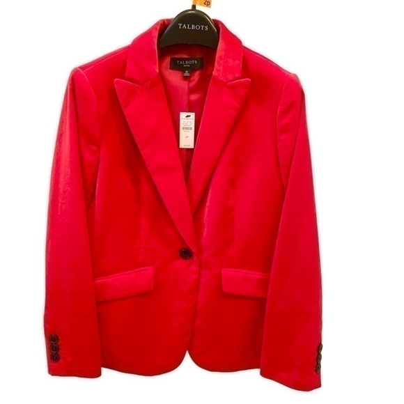 𝅺⭐️Talbots⭐️ Velvet Blazer Sz 2P - Picture 7 of 7